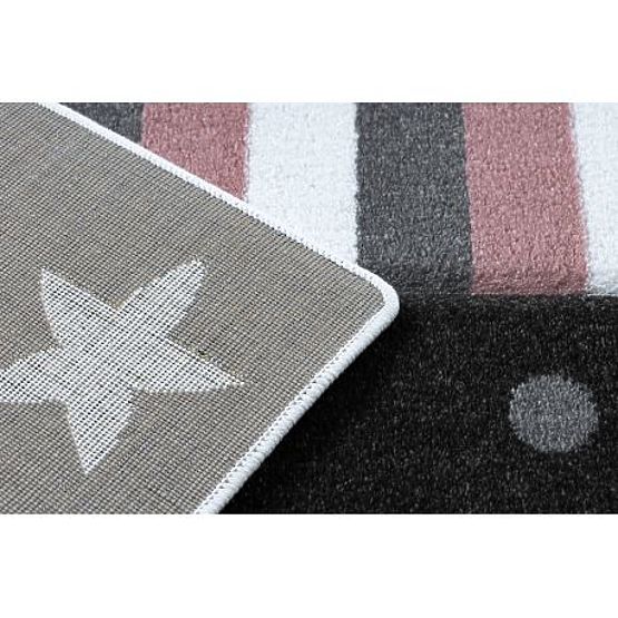 Teppich PETIT KLEIN, HERZ, STERNE, rosa