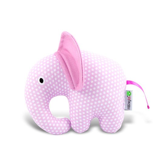 Textil-Spielzeug - Rosa Elefant