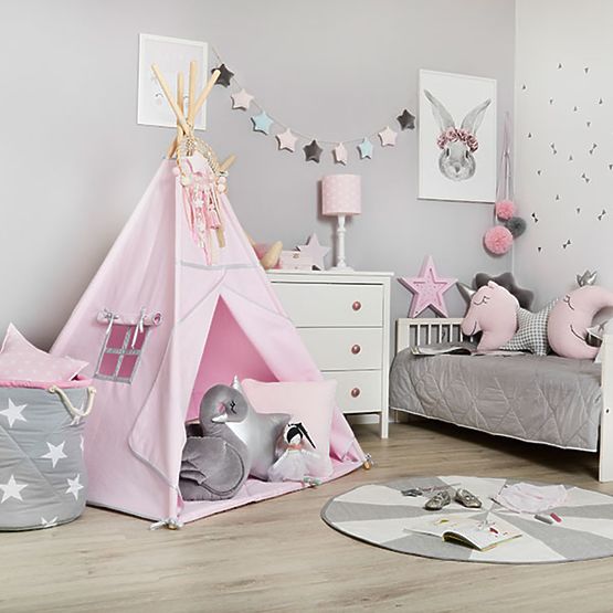 Tipi mit Unterlage Silver Pink