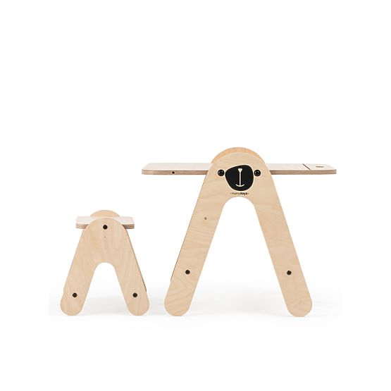 Tisch mit Tafel Massam Bear
