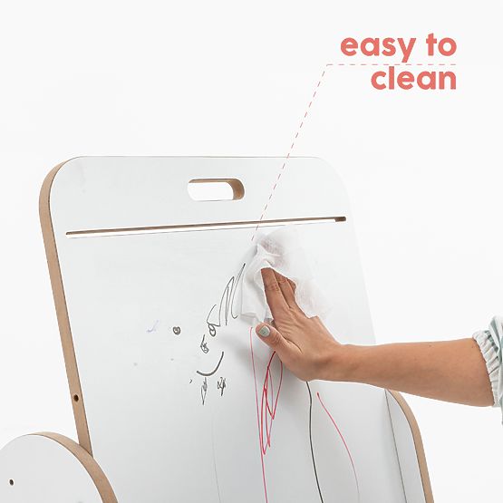 Tisch mit Tafel Massam - Weiß