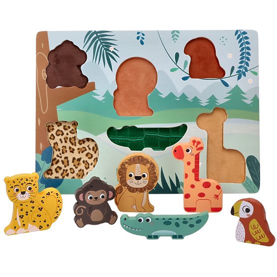 Touch-Puzzle 3D Safari-Tiere