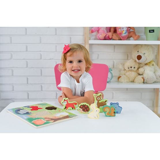 Touch-Puzzle 3D Waldtiere