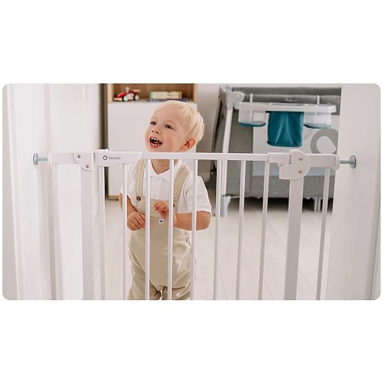 Tür-/Treppensicherheitsbarriere – weiß