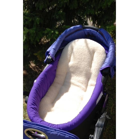Unterlage für Kinderwagen Merino - Wolle 