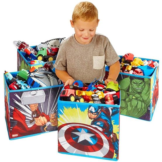 Vier Aufbewahrungsboxen - Avengers