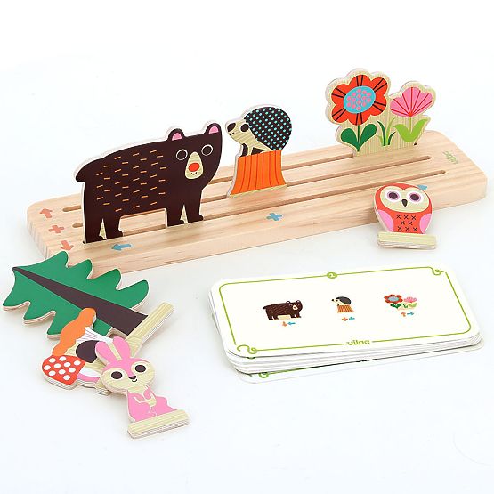 Vilac Holz-Logikspiel Baue es richtig! Wald