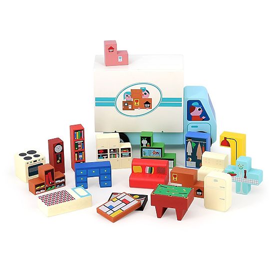 Vilac Holzlogikspiel Pack es richtig! Umzugshelfer
