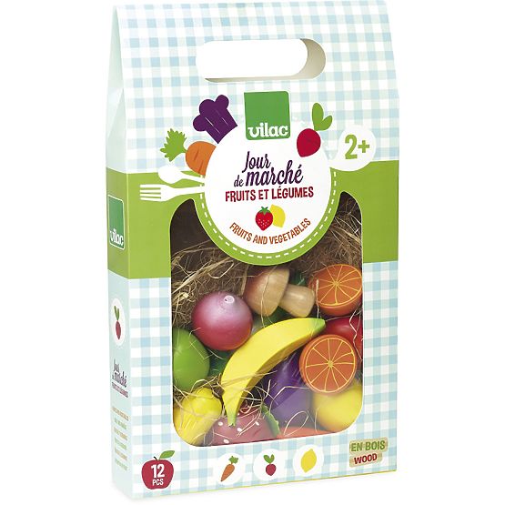 Vilac Obst- und Gemüseset aus Holz