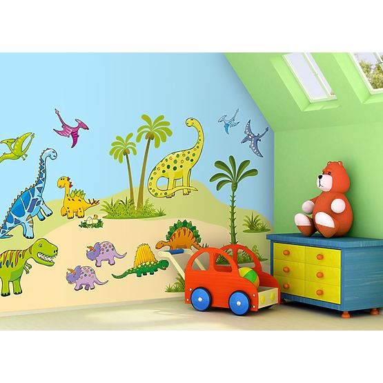 Wandaufkleber Dinos