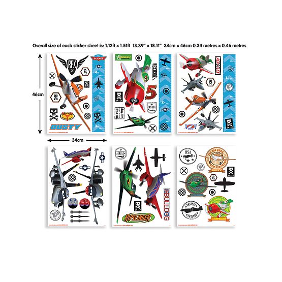 Wandaufkleber Flugzeuge