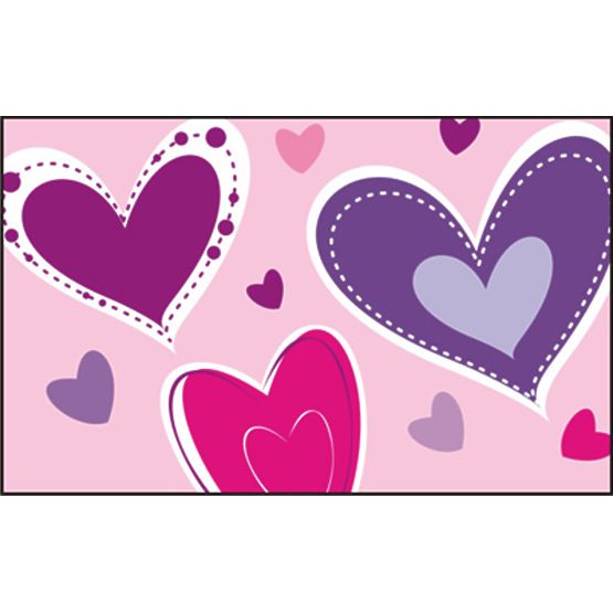 Wandaufkleber Herzen