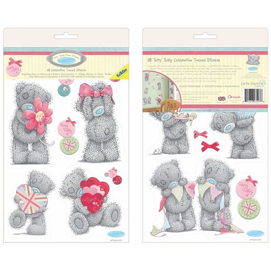 Wandaufkleber Mini Wall art TATTY TEDDY Celebrations