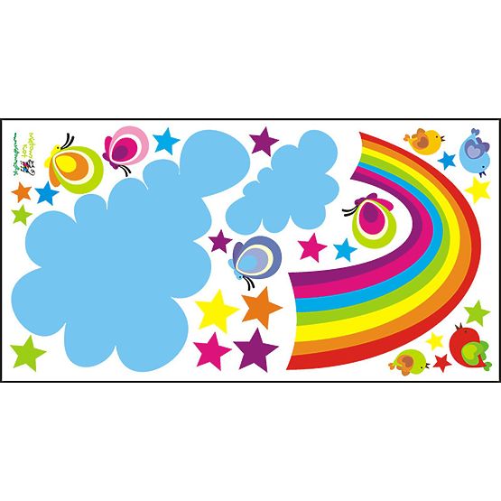 Wandaufkleber Regenbogen