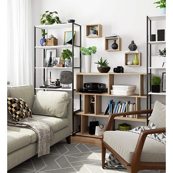 WANDBOARD K 25x25cm SET 3 Stück EICHE SONOMA