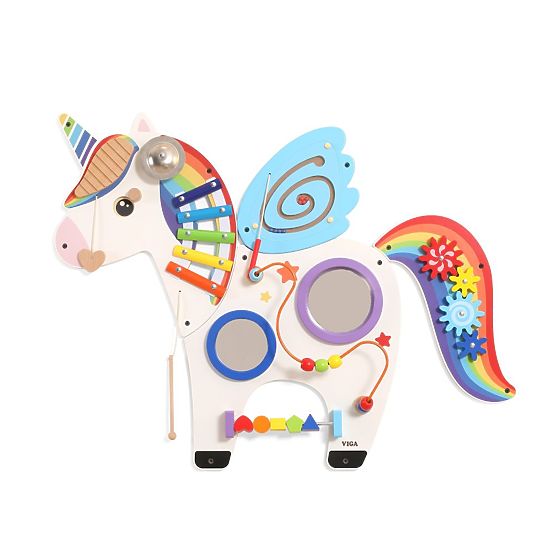 Wandpaneel Regenbogen Einhorn