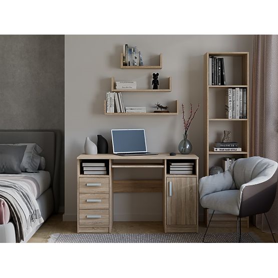 Wandregal-Set MOBI 3P EICHE SONOMA