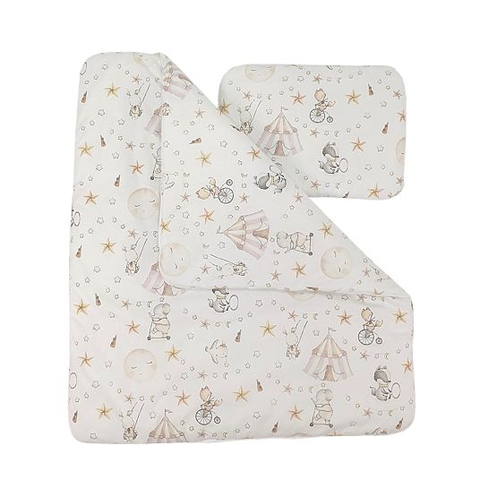 Weidenkörbchen mit Ausstattung für Babys - Zirkus