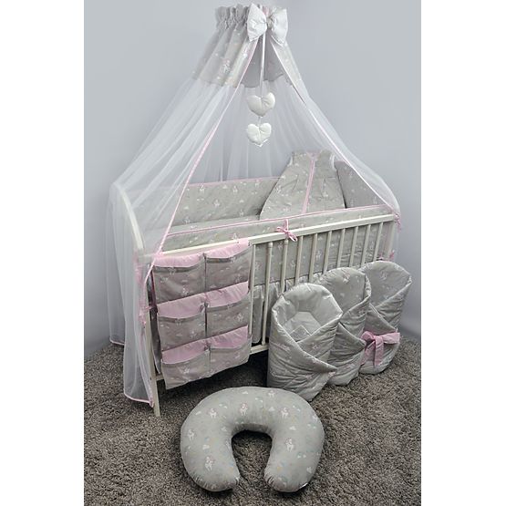 Wickeldeckchen PONY - grau