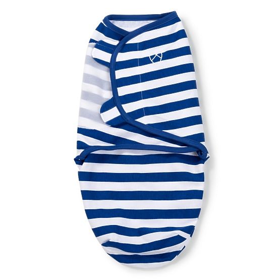 Wickeldeckchen SwaddleMe S - Blaue Streifen