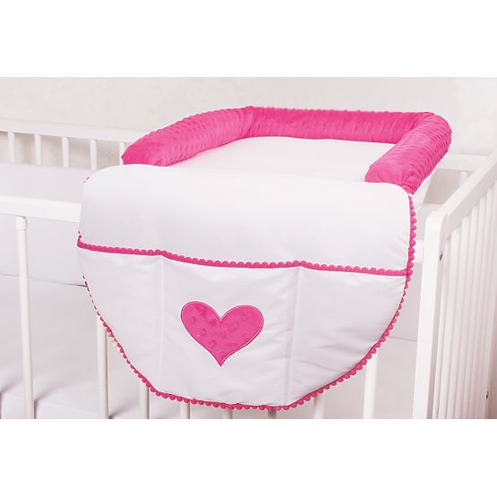 Wickelunterlage mit Tasche 2in1 Minky Pink