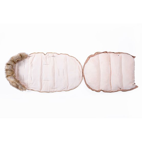 Winter-Kinderwagentasche Mouse - Beige