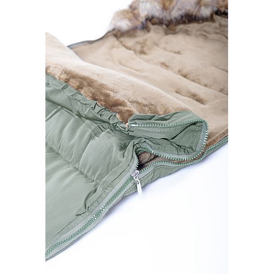 Winter-Kinderwagentasche Mouse - Khaki