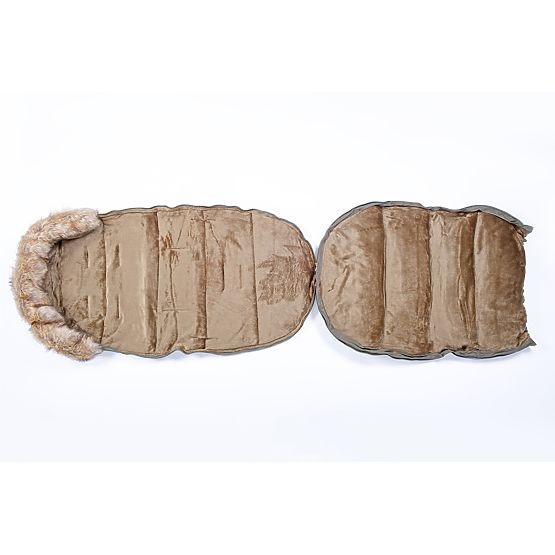 Winter-Kinderwagentasche Mouse - Khaki