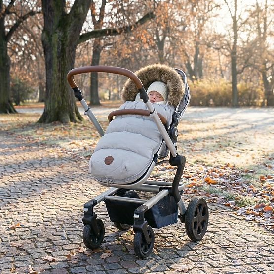 Winterfußsack für den Mouse Kinderwagen – grau