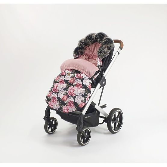 Winterjacke - Pfingstrosen