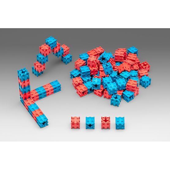 Wissner Würfel rot und blau 100 Stk.