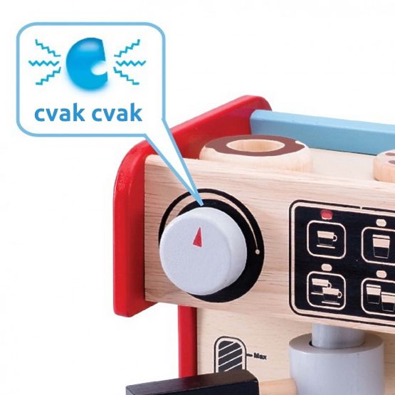 Wonderworld Kaffeemaschine aus Holz