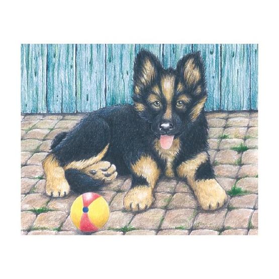 Würfelpuzzle mit Schaf