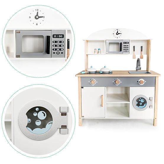 XXL-Holzküche mit Zubehör