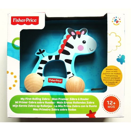 Zebra auf Rädern Fisher Price - Holz