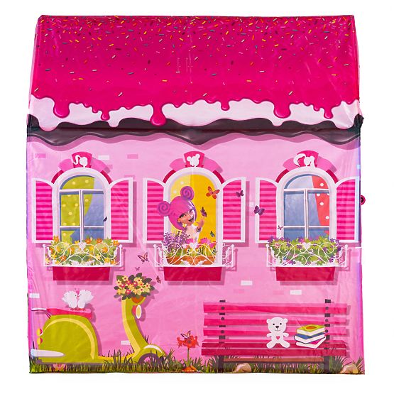 Zelt für Kinder - rosa Haus