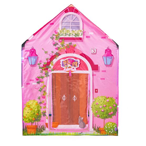 Zelt für Kinder - rosa Haus