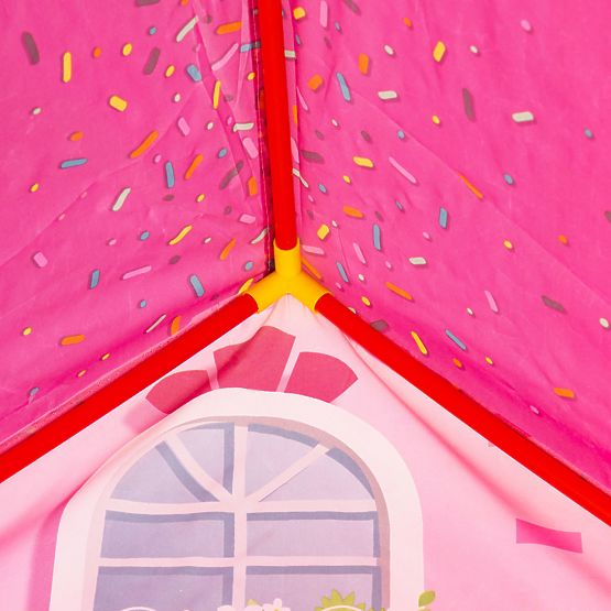 Zelt für Kinder - rosa Haus