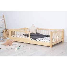 Kinder-Niedrigbett Montessori Ourbaby – natur, Ourbaby®