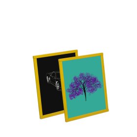 Drehbare Holztafel mit Sicherheitsglas, 3Toys.com
