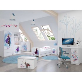 Kinderbett mit Rausfallschutz - Frozen 2 