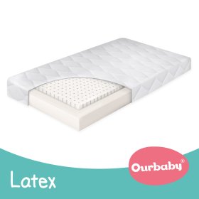 LATEX-Matratze 120x60 cm, Ourbaby