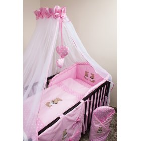 Baby-Bettwäsche-Set 135x100cm RABBIT - pink