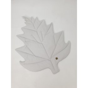 Baumwollspielmatte Leaf - hellgrau, TOLO