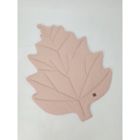 Baumwollspielmatte Leaf - altrosa