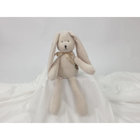 Veloursspielzeug Hase 35 cm - beige