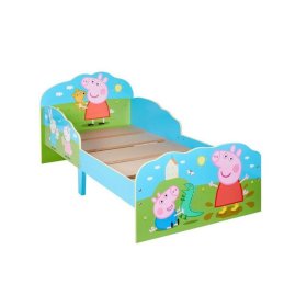 Kinderbett Peppa Pig mit Aufbewahrungsboxen
