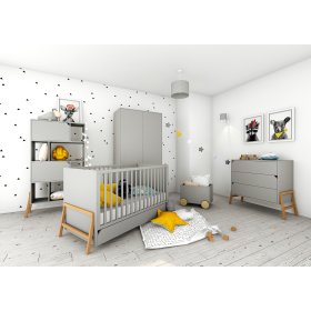 Lotti Graue Aufbewahrungsbox mit Rädern, Bellamy