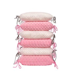 Nestchen fürs Babybettchen - rosa/weiß, T-Tomi