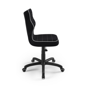 Ergonomischer Schreibtischstuhl, einstellbar auf eine Höhe von 146–176,5 cm – Schwarz